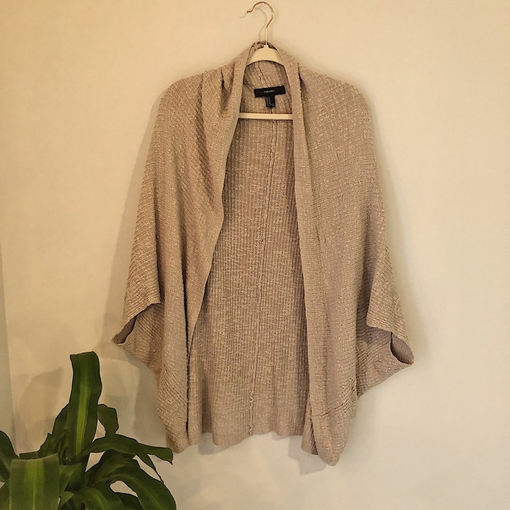 Forever 21 flowy oversized cardigan
